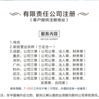 有限责任公司注册